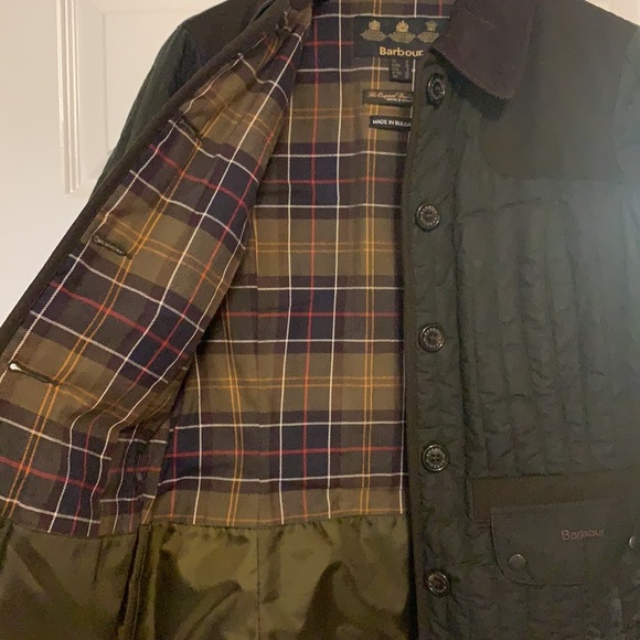 Barbour for J. Crew Hartpury Quilted Waxed Cotton Jacket - Picture 5 of 7